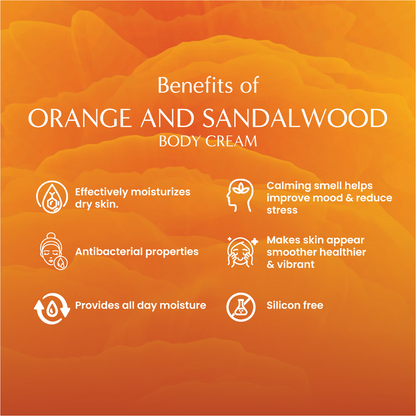 Orange Sandalwood body cream